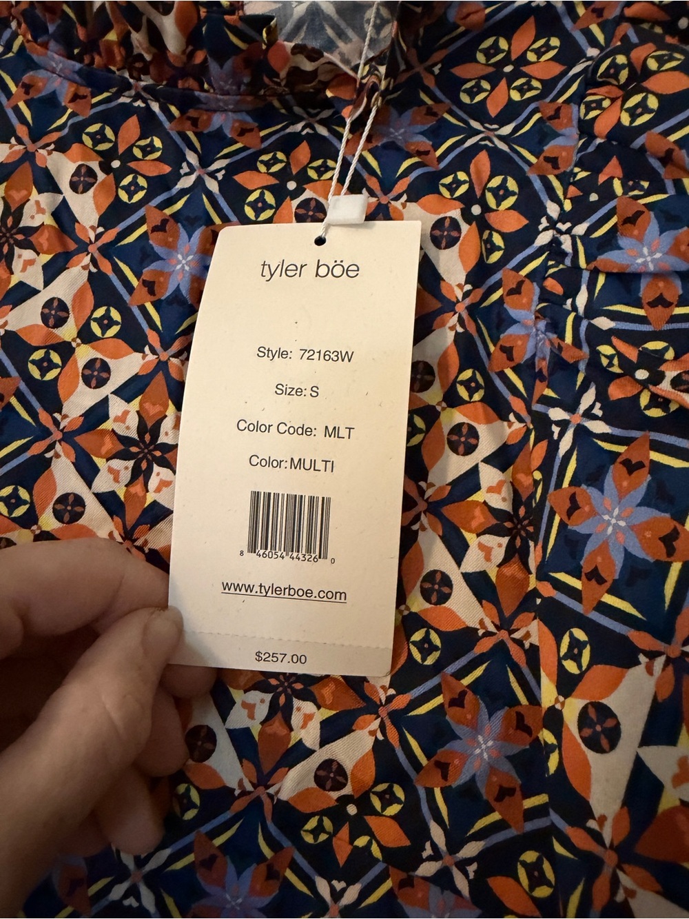 NWT Tyler Boe Puff-Sleeve Dress, Size S - Picture 4 of 5